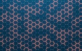 Hexagonal structure background, 3d rendering. photo