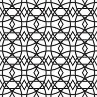Seamless lattice pattern background in arabic style. Arabesque. vector