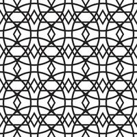 Seamless lattice pattern background in arabic style. Arabesque. vector