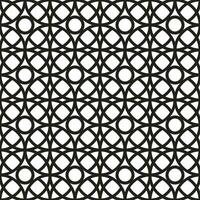 Seamless lattice pattern background in arabic style. Arabesque. vector