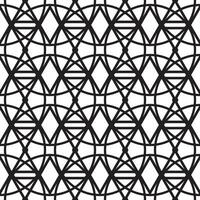 Seamless lattice pattern background in arabic style. Arabesque. vector