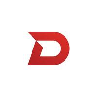 Letter D logo icon design template vector
