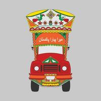 pakistaní camión Arte vector