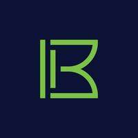 Initial B Letter Vector Stock