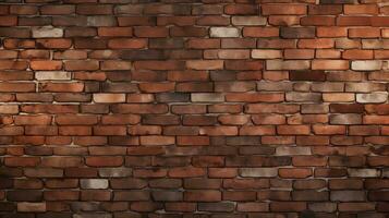 brick wall natural color background photo