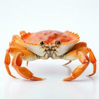 Red crab isolated photo