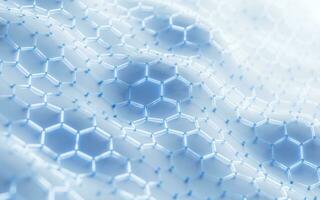 Hexagonal structure background, 3d rendering. photo