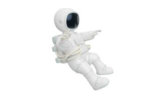 White space man, 3d character, 3d rendering. photo