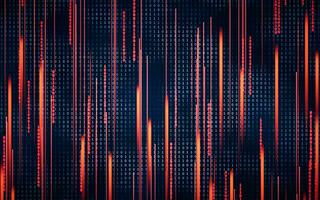 Binary numbers with cyberspace, 3d rendering. photo