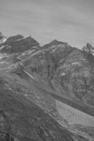 hiking in the swiss alps photo