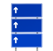 Blank road sign or traffic sign. transparent background png