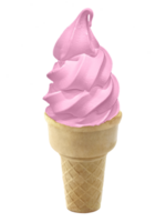 ice cream cone. transparent background png