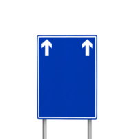 Blank road sign or traffic sign. transparent background png