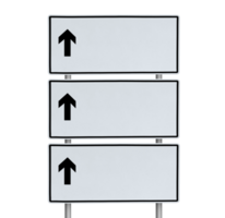 Blank road sign or traffic sign. transparent background png