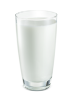 melk in een glas gezond eetpatroon, transparant achtergrond png