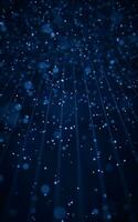 Glowing particles, abstract stardust background, 3d rendering. photo