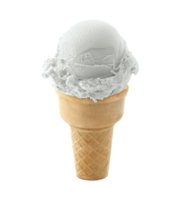 gelo creme cone. transparente fundo png