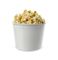 popcorn in emmer, transparant achtergrond png