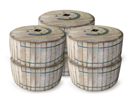 yellowish wooden crates. transparent background png