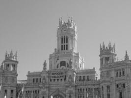 Madrid city in spain photo