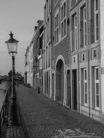 maastricht at the maas river in the netherlands photo