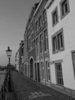 maastricht at the maas river in the netherlands photo