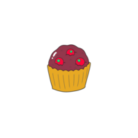 Illustration of a muffin png