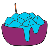 ilustración de un hielo cubo png