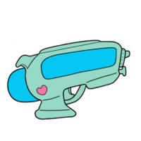 illustration of a water gun png