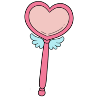 illustration de une cœur sceptre png