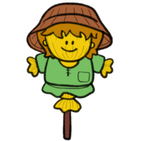 illustration of a Scarecrow png