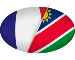 Rugby concorrenza Francia v namibia png
