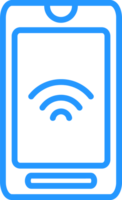 contorno móvil teléfono icono png