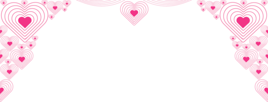 pink heart love decoration png