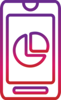 Gliederung Gradient Stil Handy, Mobiltelefon Telefon Symbol png