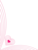 rosa cuore amore decorazione png