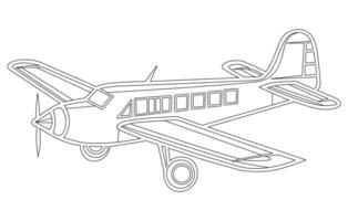 Helicopter Icon Outline Vector illustration, Outline drawing of helicopter, Helicopter icon in thin outline style,