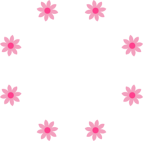 pink flower petal decoration png