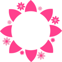 pink flower petal decoration png