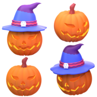 3d illustrazione vacanza Halloween png