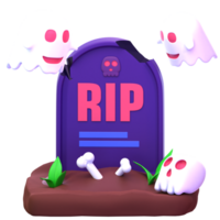 3d illustration vacances Halloween png