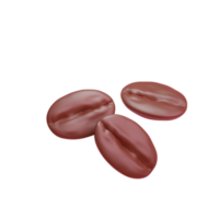 Tres 3d café frijoles icono png