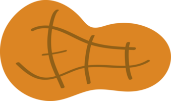 a brown peanut png