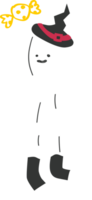 un fantasma sostener un caramelo png