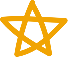 uma amarelo Estrela png