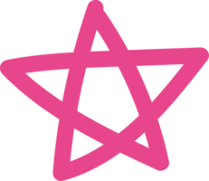 a pink star png