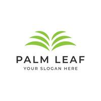 Premium and luxury palm leaf summer tropical therapy botanical logo template design. vector