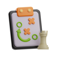 échecs objet stratégie illustration 3d png