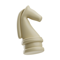 chess object knight illustration 3d png