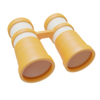 binoculars for travel tools 3d illustration png